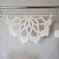 Macrame lotus flower mandala wall hanging for living room, bedroom, or nursery. Half mandala macrame. Boho home decor, summer decor