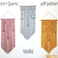 Macrame wall hanging pattern 'Stella'. Digital download.
