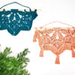 Macrame mandala pattern 'madam macrame'. Digital download.