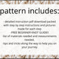 Macrame wall hanging PDF pattern.