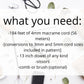 macrame wall hanging pattern. instant download pdf & free knot guide. DIY macrame tutorial step by step pattern. DIY boho wall home decor.