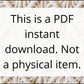 Macrame wall hanging PDF pattern.
