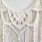 Semi circle macrame wall hanging