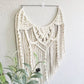 Semi circle macrame wall hanging