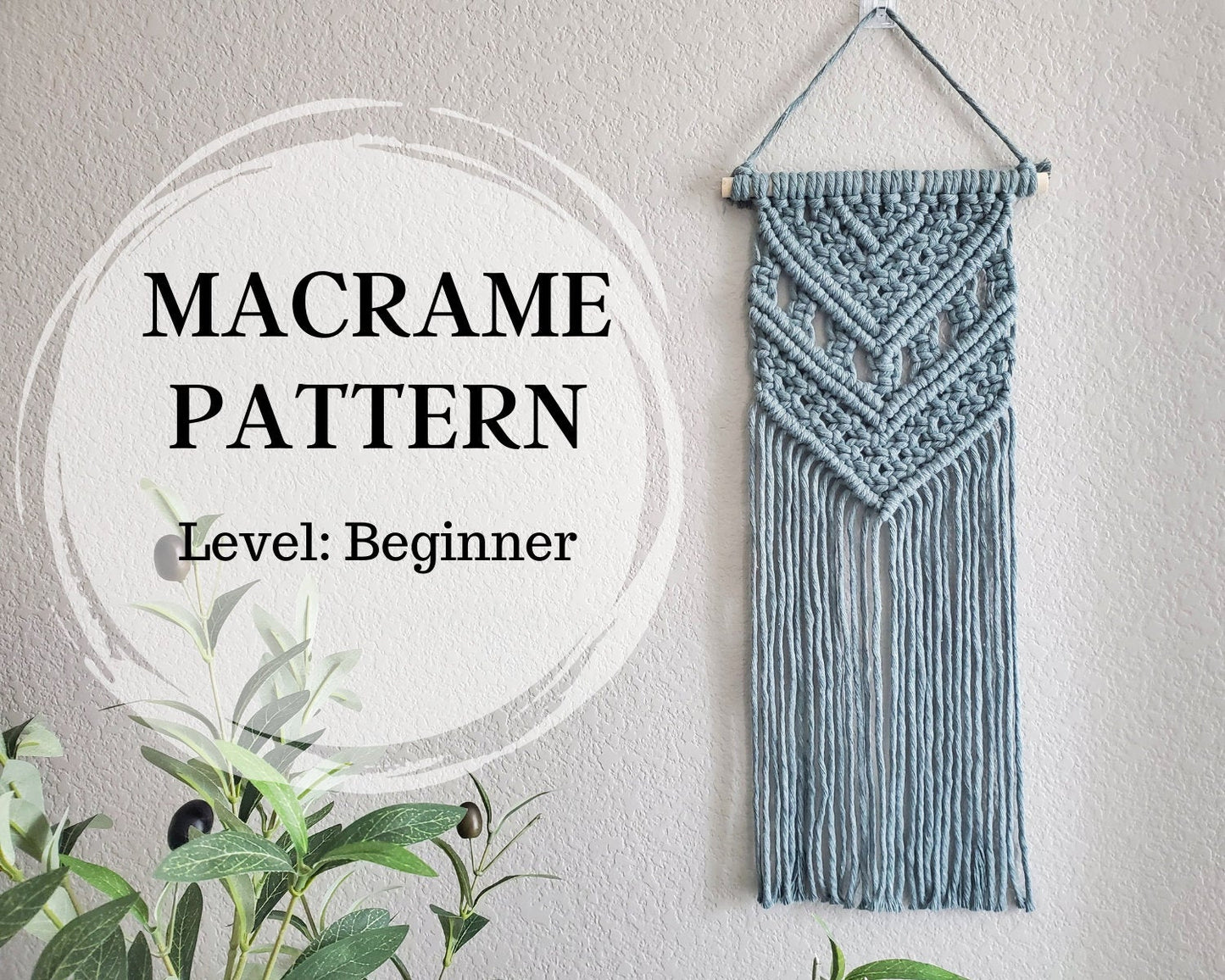 Beginner macrame wall hanging pdf pattern