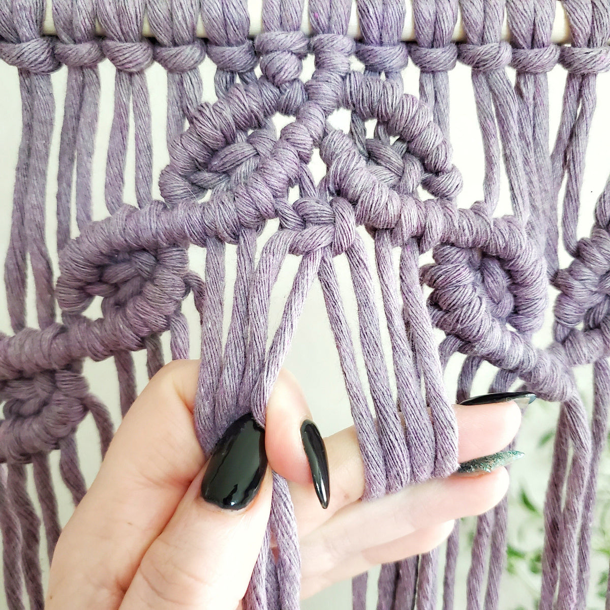Macrame wall hanging pdf pattern "sweetheart"