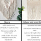 Pink fringeless macrame half mandala wall hanging. Ready to ship.