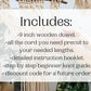 Beginner macrame wall hanging kit. Craft kits for adults and kids. Bohemian home and wall decor diy kit