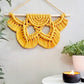 16 inch Chunky macrame flower mandalas. 4 color choices. Made to order.