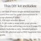 Macrame plant hanger DIY craft kit.