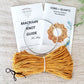 Macrame mandala wall hanging kit. Craft kits for Adults.