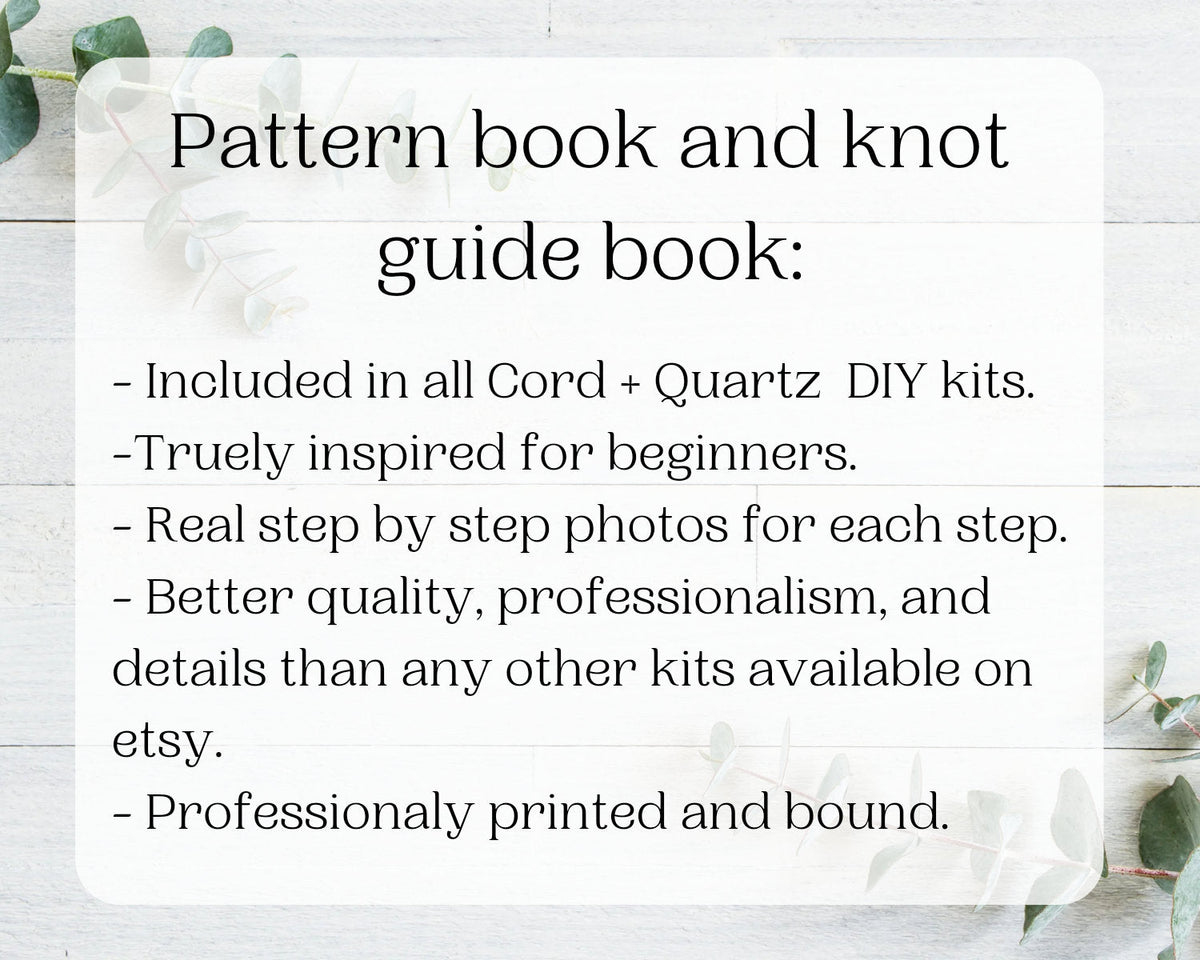 Beginner macrame wall hanging kit