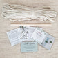 Macrame plant hanger DIY craft kit.
