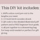 Beginner macrame heart wall hanging kit. Craft kits for adults and kids. Valentines day  craft kit.craft kit. Bohemian home and wall decor diy kit