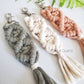 Macrame keychain DIY craft kit. Beginner Macrame kit.