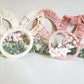 Macrame bunny ears decor. Foldable ears.