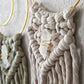 Macrame moon and crystal DIY KIT. Beginner tutorial and materials.