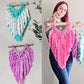 12x18 Macrame Feathered wall hanging. 3 styles to choose from. Ready to ship.