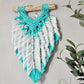 12x18 Macrame Feathered wall hanging. 3 styles to choose from. Ready to ship.
