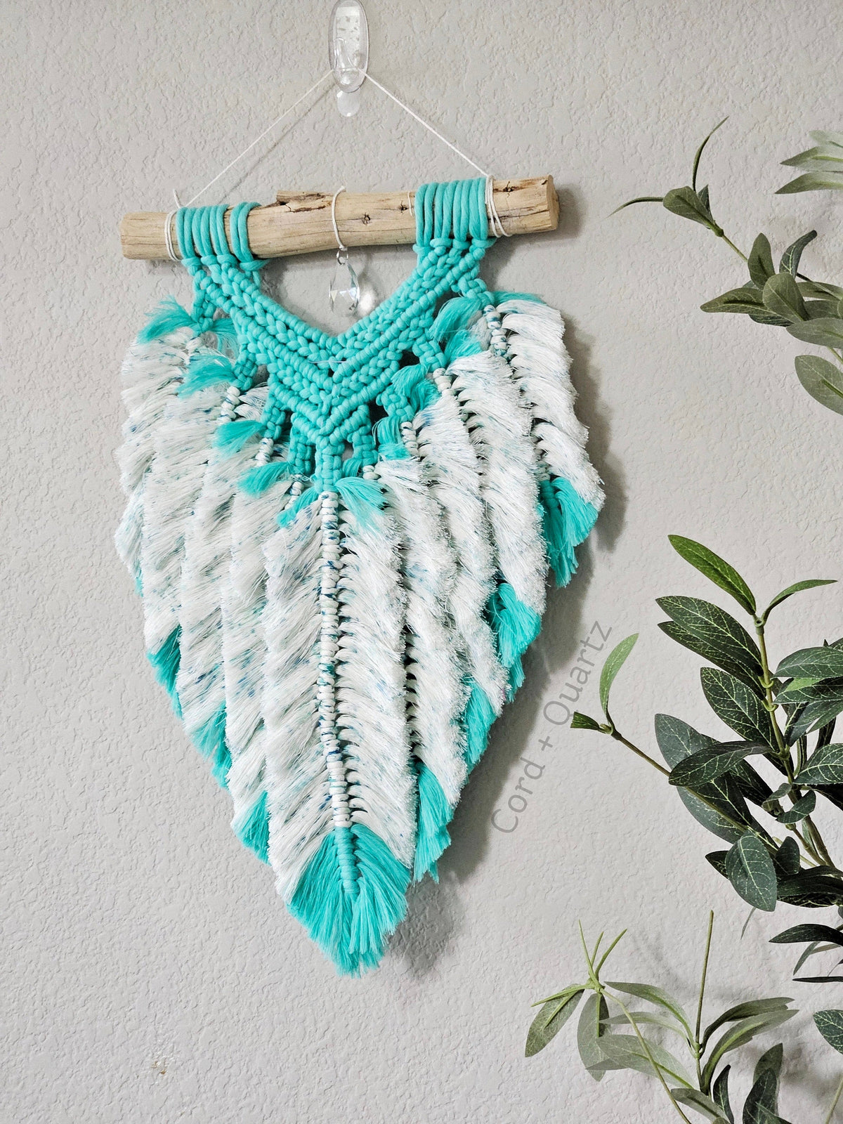 12x18 Macrame Feathered wall hanging. 3 styles to choose from. Ready to ship.