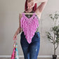 12x18 Macrame Feathered wall hanging. 3 styles to choose from. Ready to ship.