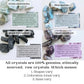 Macrame wrapped crystal rear view mirror charm DIY craft kit.