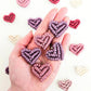 Macrame heart magnet pdf pattern.