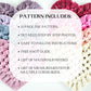 Beginner macrame heart coaster pdf pattern.