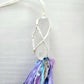Macrame wrapped crystal charms. Ready to ship