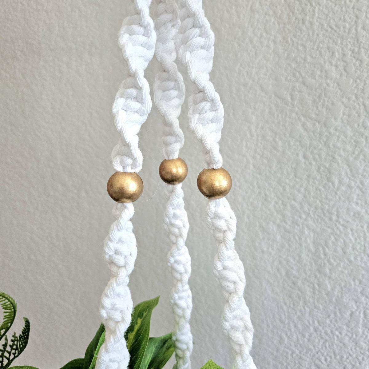 Macrame plant hangers.  Ready to ship.