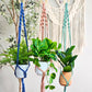 Macrame plant hangers. Spiral design. made to order