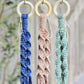 Macrame plant hangers. Spiral design. made to order