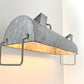 Industrial Galvanized Farmhouse Vanity Light