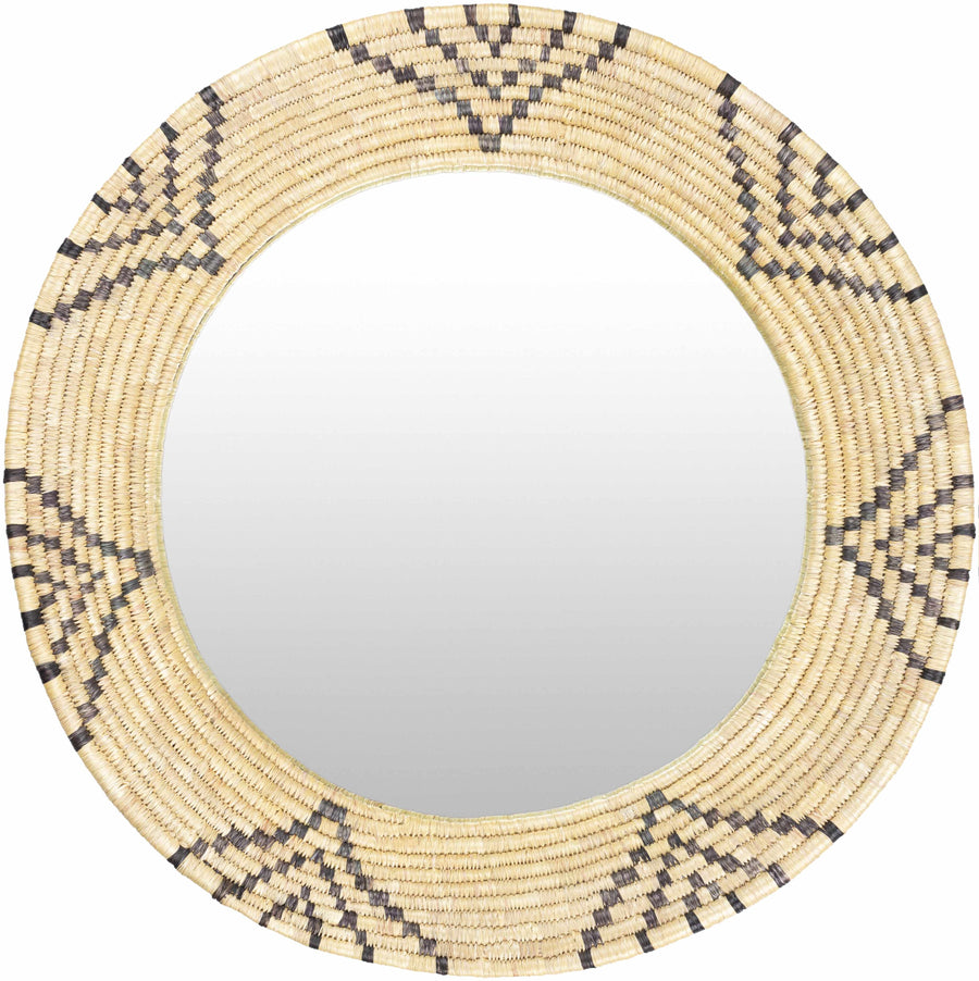Ipilan Moonj Grass Starburst Round Mirror - Clearance