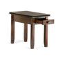 Artisan Narrow Side Table - Russet