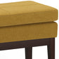 Carlson Small Ottoman Bench in Marigold