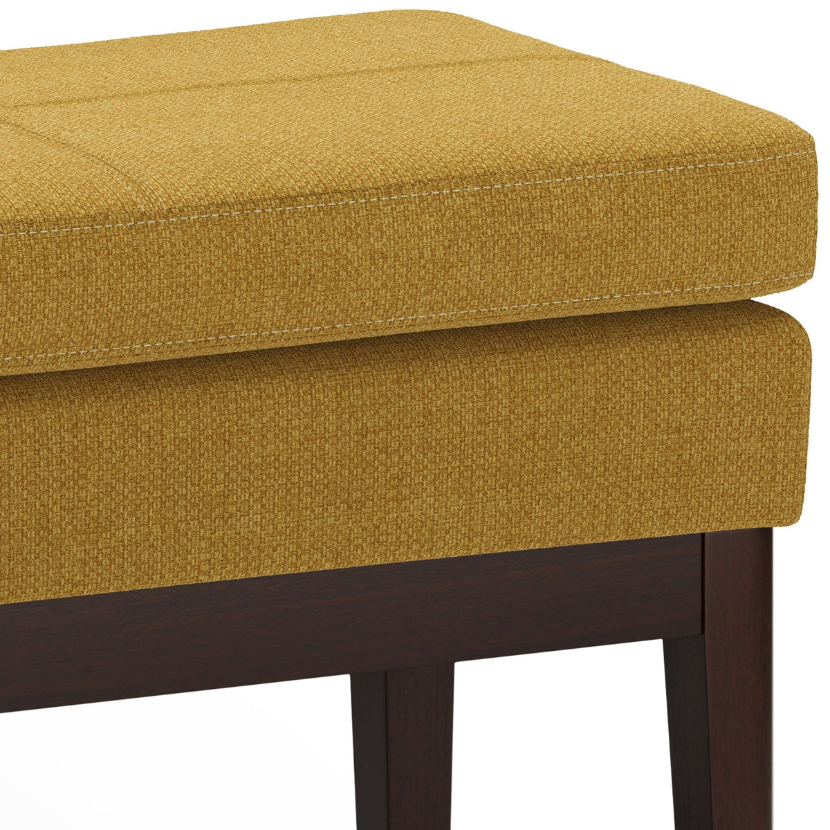 Carlson Small Ottoman Bench in Marigold