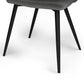 Baylor Dining Chair - Set of 2 - Dark Grey Velvet