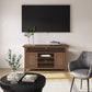 Amherst 54 Inch Wide Solid Wood TV Stand in Rustic