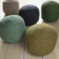 Jenkinjones Knitted Aqua Jute Pouf