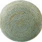 Jenkinjones Knitted Aqua Jute Pouf