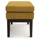 Carlson Small Ottoman Bench in Marigold