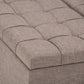 Harrison Coffee Table Storage Ottoman - Fawn
