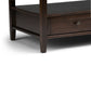 Warm Shaker Solid Wood Transitional Coffee Table
