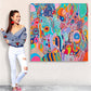 Canvas Print: "Kaleidoscopic Voyage III"