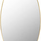 Kopparberg Gold Frame Round Mirror