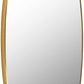 Kopparberg Gold Frame Round Mirror