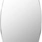 Kopparberg Metallic Silver Gold Frame Round Mirror