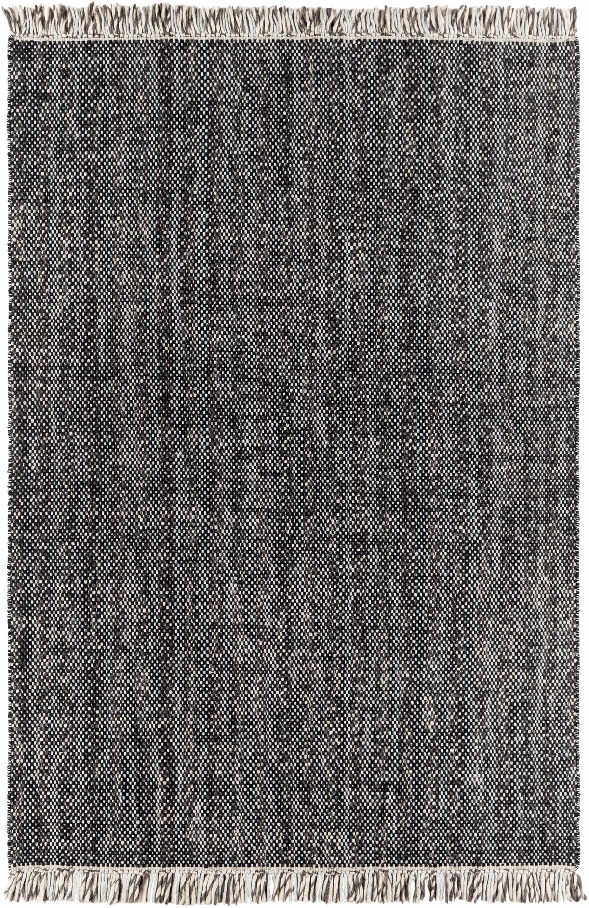 Kenora Charcoal Wool Area Rug - Clearance