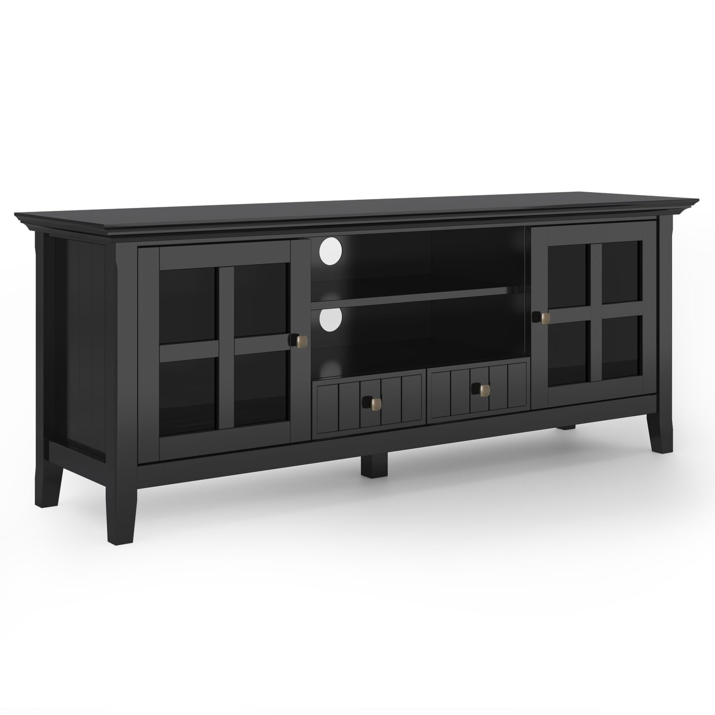 Acadian 60 Inch Wide Solid Wood TV Stand